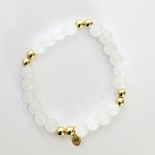 Clara Frost White Bracelet