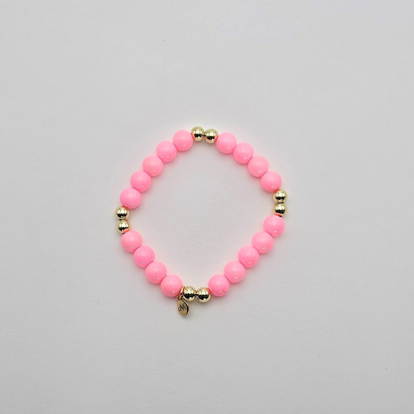 Ava Bubble Gum Pink Bracelet