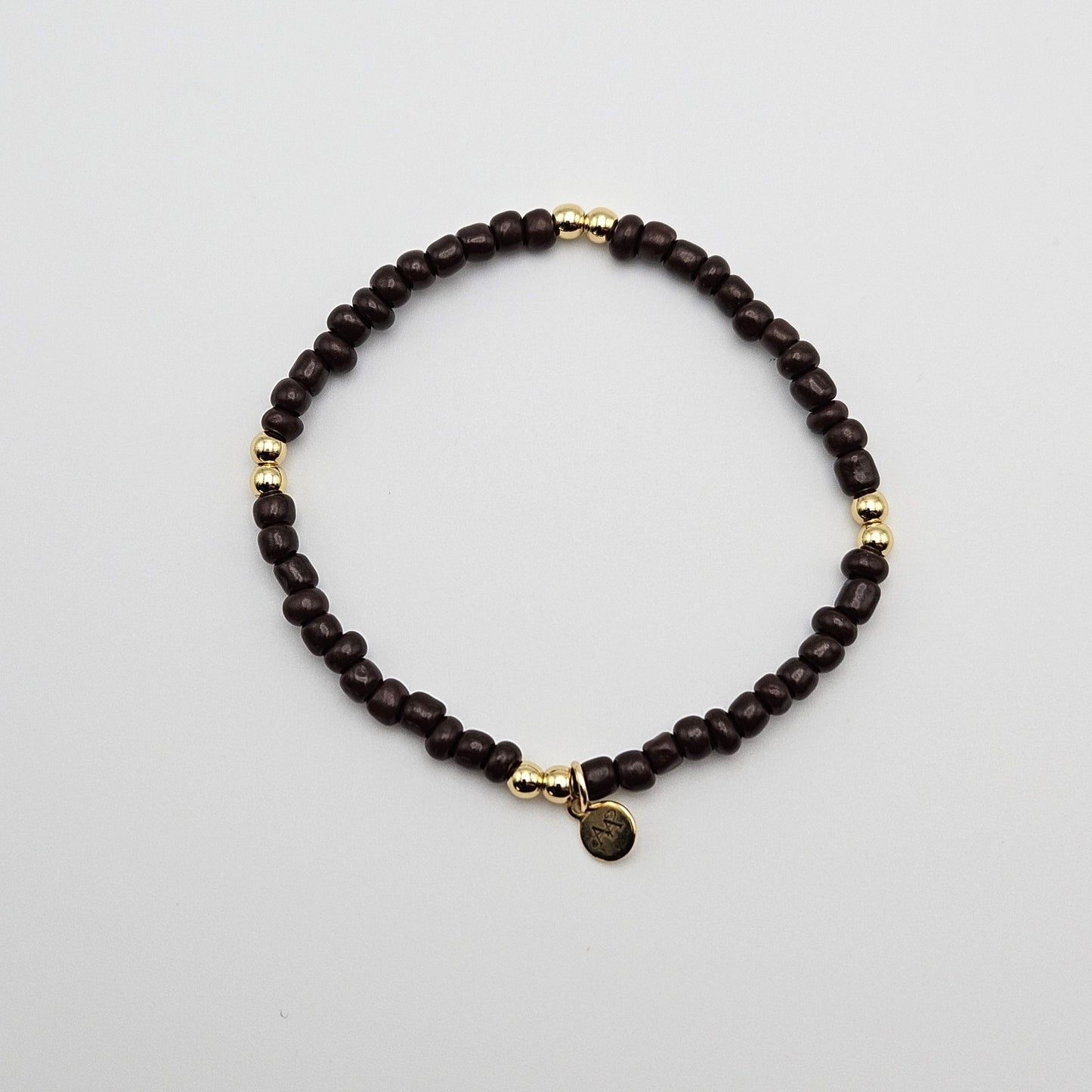 Brown Bracelet Seed Bead Bracelet