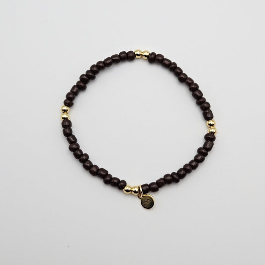 Brown Bracelet Seed Bead Bracelet