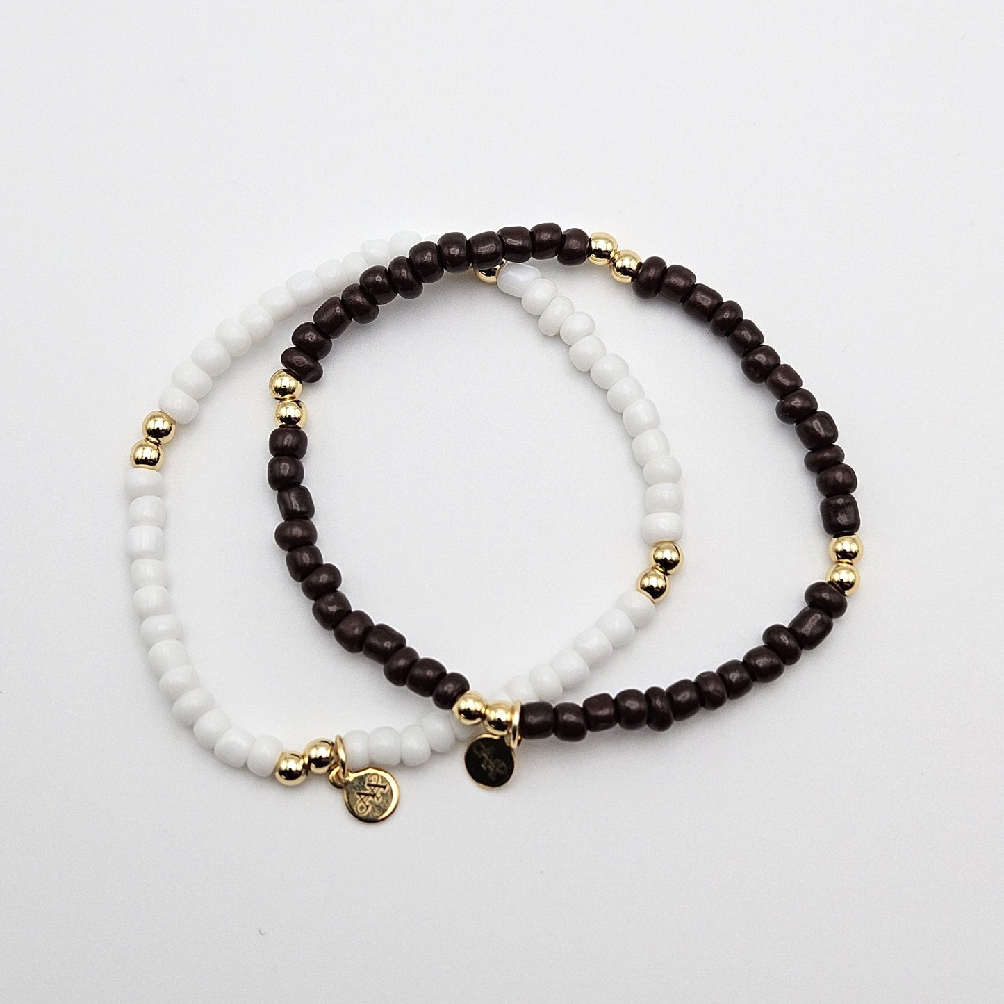 Ava White Bracelet Seed Bead Bracelet