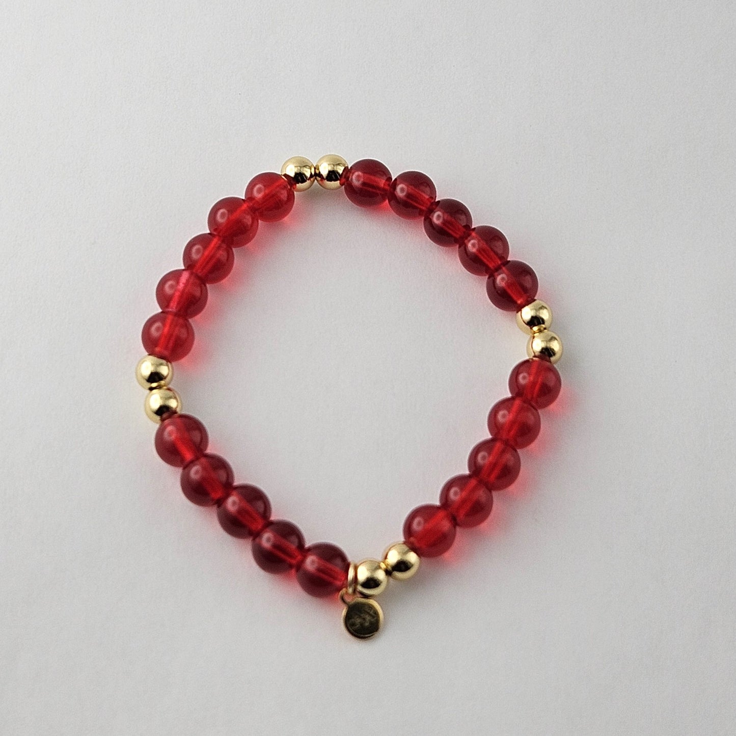 Red Clear Bracelet