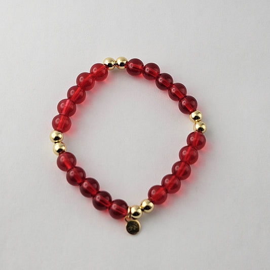 Red Clear Bracelet
