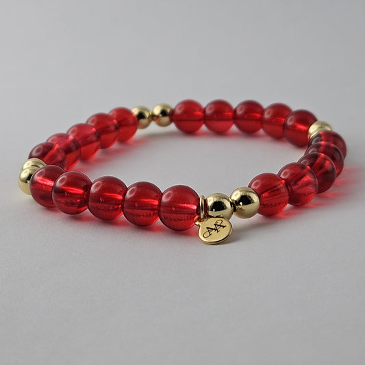 Red Clear Bracelet