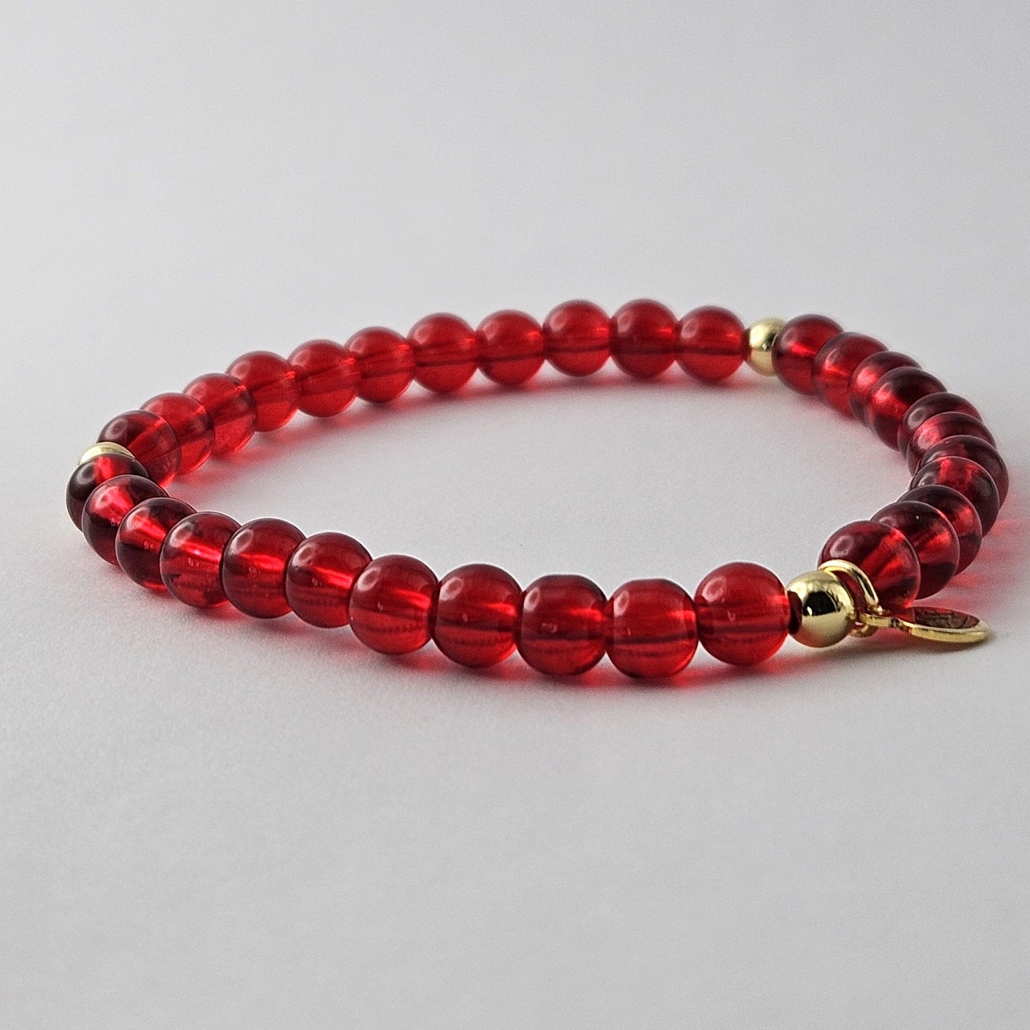 Red Clear Bracelet Small