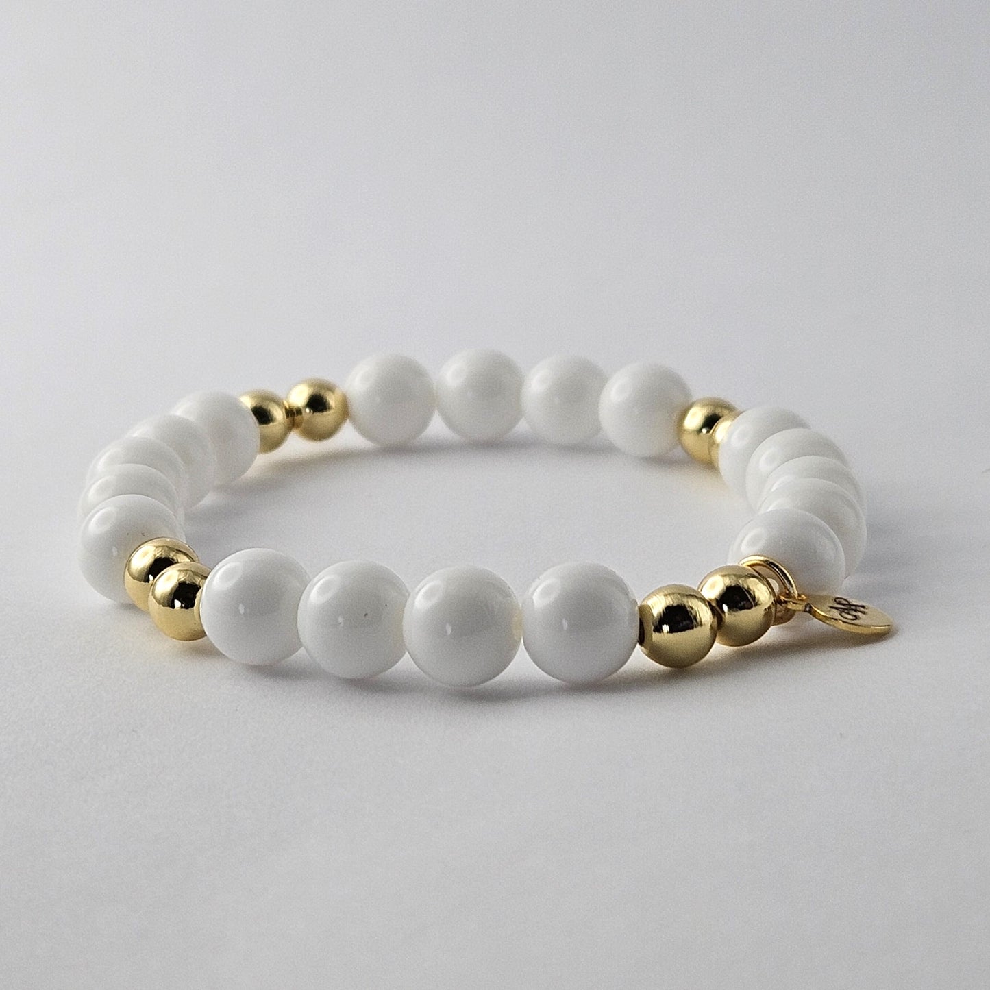 Ava White Bracelet